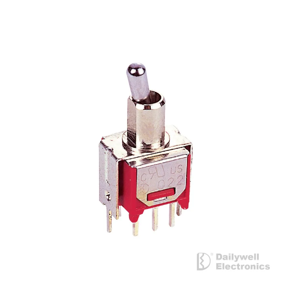 Stainless steel DPDT 2M series M6 M7 industrial sub-miniature toggle switch