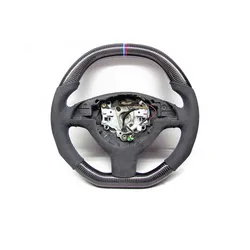 AUTO RACING CAR STEERING WHEEL  FOR BMW E46 M3 E39 M5 M Ring CARBON FIBER STEERING WHEEL ALCANITARA STEERING WHEEL