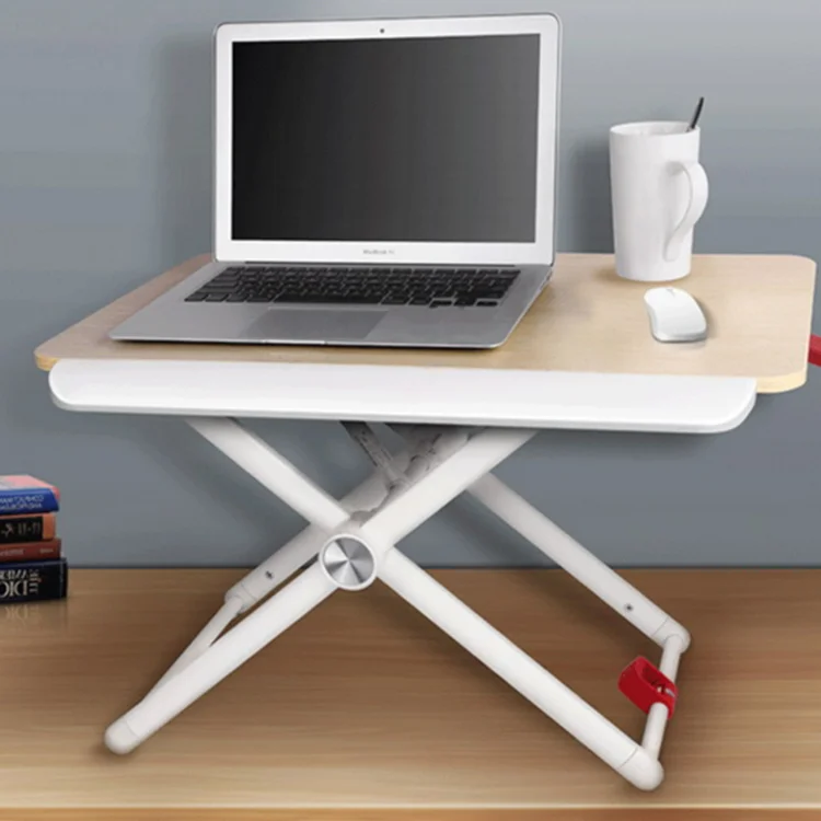 Adjustable sit Standing up Desk Converter Sit to stand with your current desk in Seconds