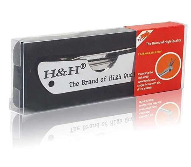 Складной дверной замок YH9121, слесарный инструмент, набор отмычек