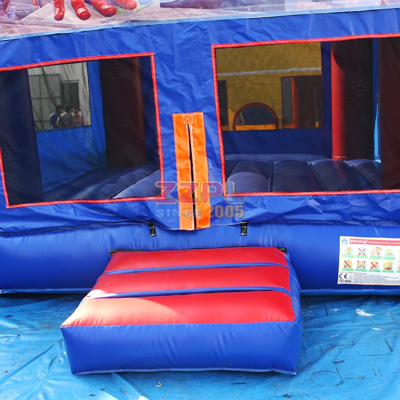 
new design adult size funny Spiderman inflatable bounce house 