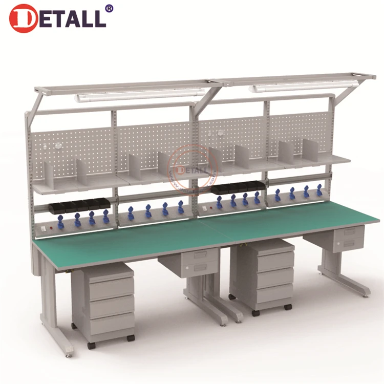 
Detall esd electronics factory work bench table 