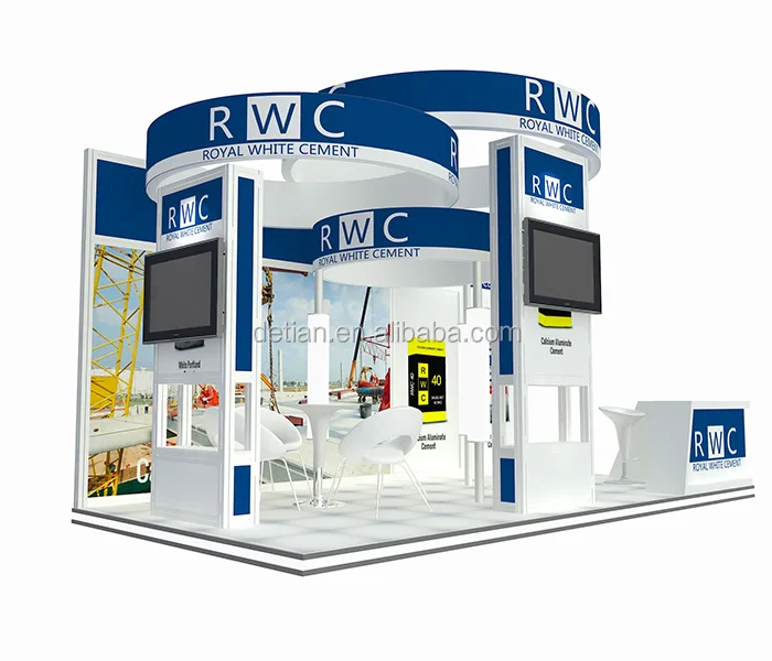 
portable 10 by 20 feet used trade show display booth, used trade show booth for exhibition design 