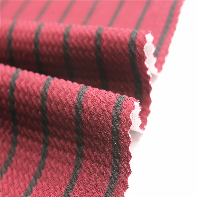 Cheap Price Soft Handle Polyester Spandex DTY Rice Jacquard Bowknot Print Knitted Fabric Child