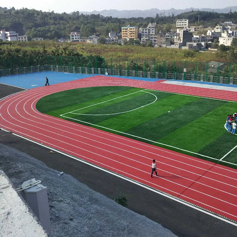 IAAF approved pp interlocking outdoor sport floor prefabricated running track