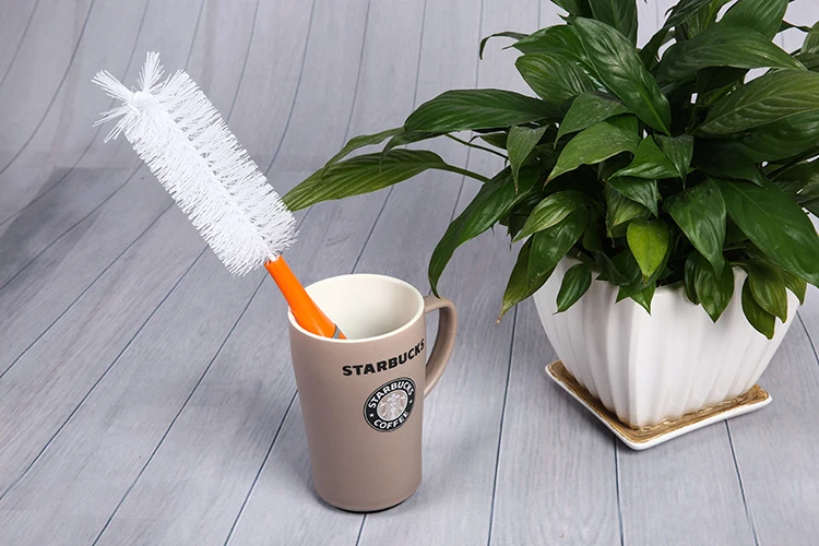 Long Handle Baby Bottle Brush Plastic Nylon Wash Cleaning Brush