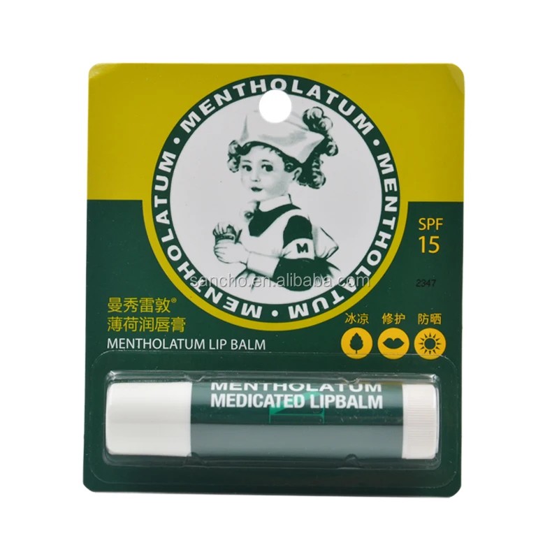 custom face seal blister pack for lip balm