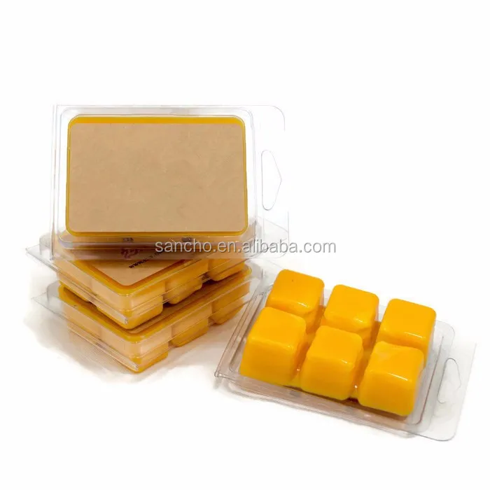
plastic wax melts clamshell blister packaging 
