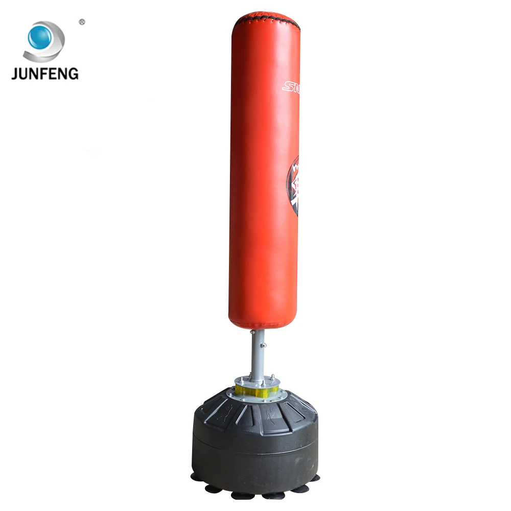 Professional Heavy Punching Bag Boxing Sandbag Made of PVC with Logo Print Free Standing for Enhanced Boxing Experience