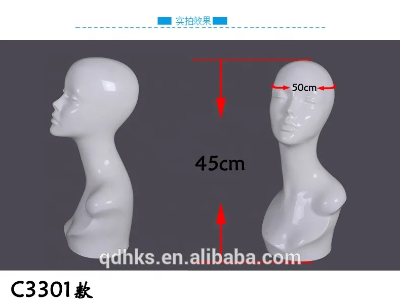 Настоящие человеческие волосы манекен голова длинная шея парик