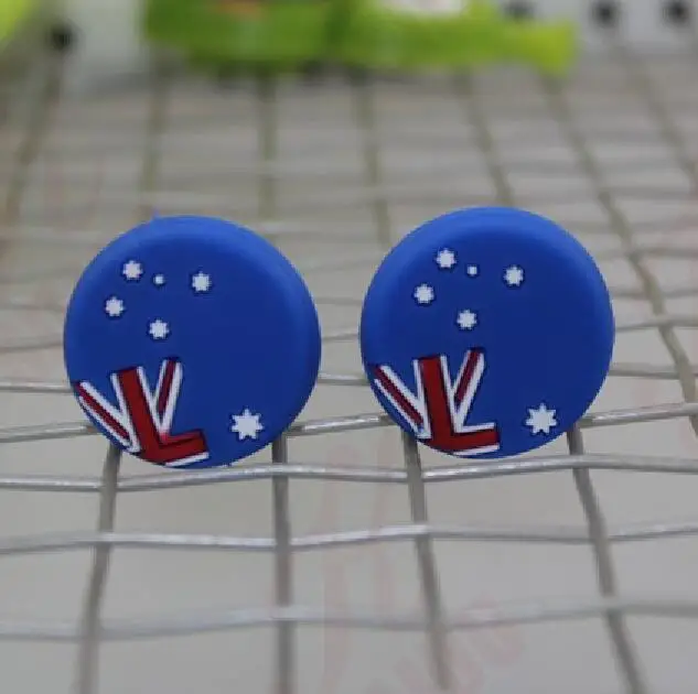 Силиконовый амортизатор для теннисной ракетки с австралийским флагом