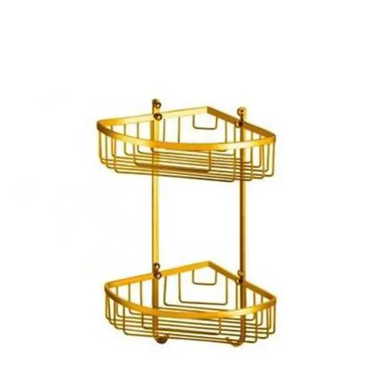 
China Customer Design High Quality Bathroom Wrought Iron Shelf for shampoo 