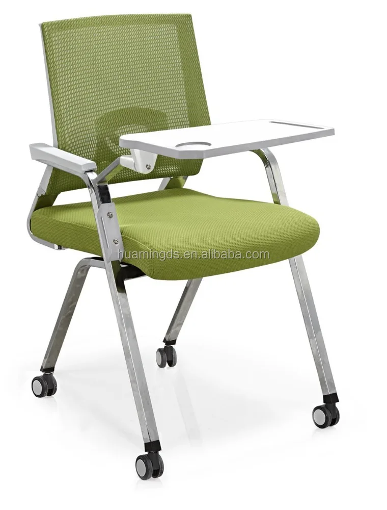 Fashionable training folding chair with writing board