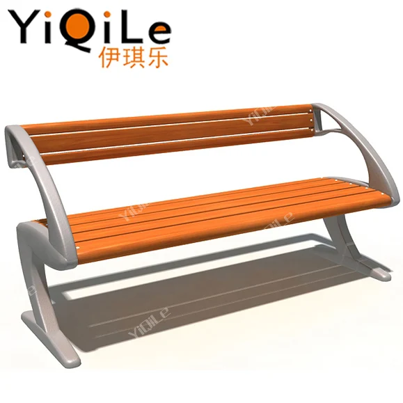 Guangzhou YIQILE outdoor wooden bench for sale