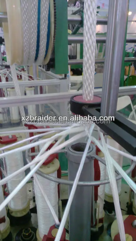 12 шпинделя однотонные косы оплеточная машина