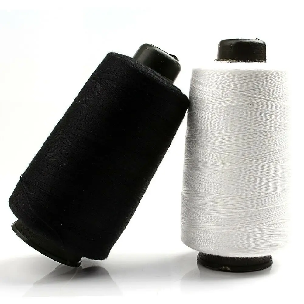 High Quality sewing threads 100% polyester sewing yarn  50/2 raw  white manufacturer