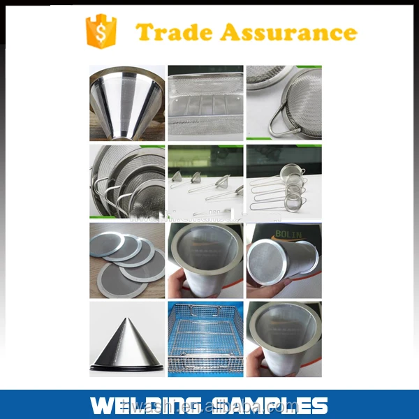 HWASHI Stainless Steel Strainer Mesh welding machine\filter cage welding Machine