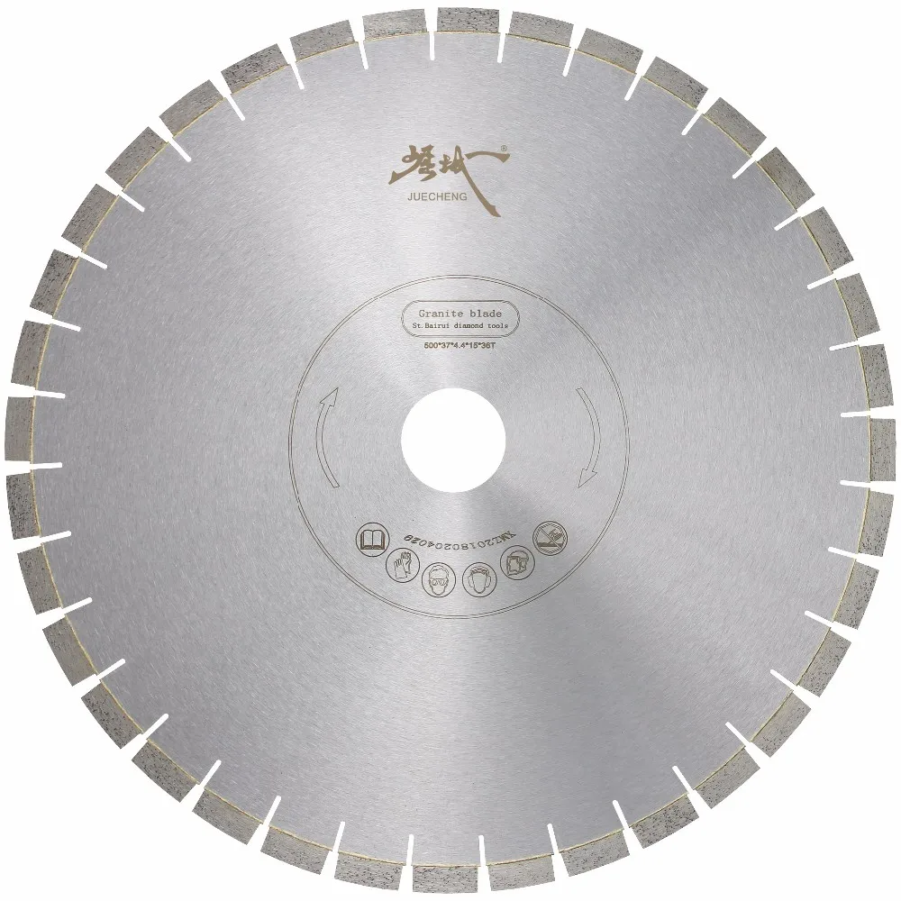 250-800mm silent core granite diamond circular saw blade cutting disc for bridge cutting machine