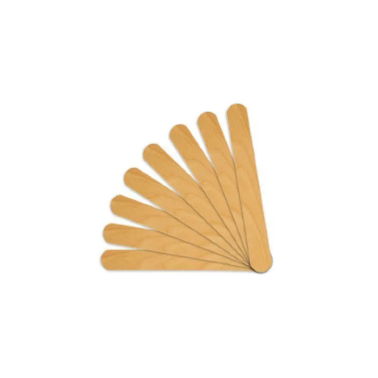 Custom high quality 10 square wooden coffee sticks stirrers paddle tea burger dandiya sticks