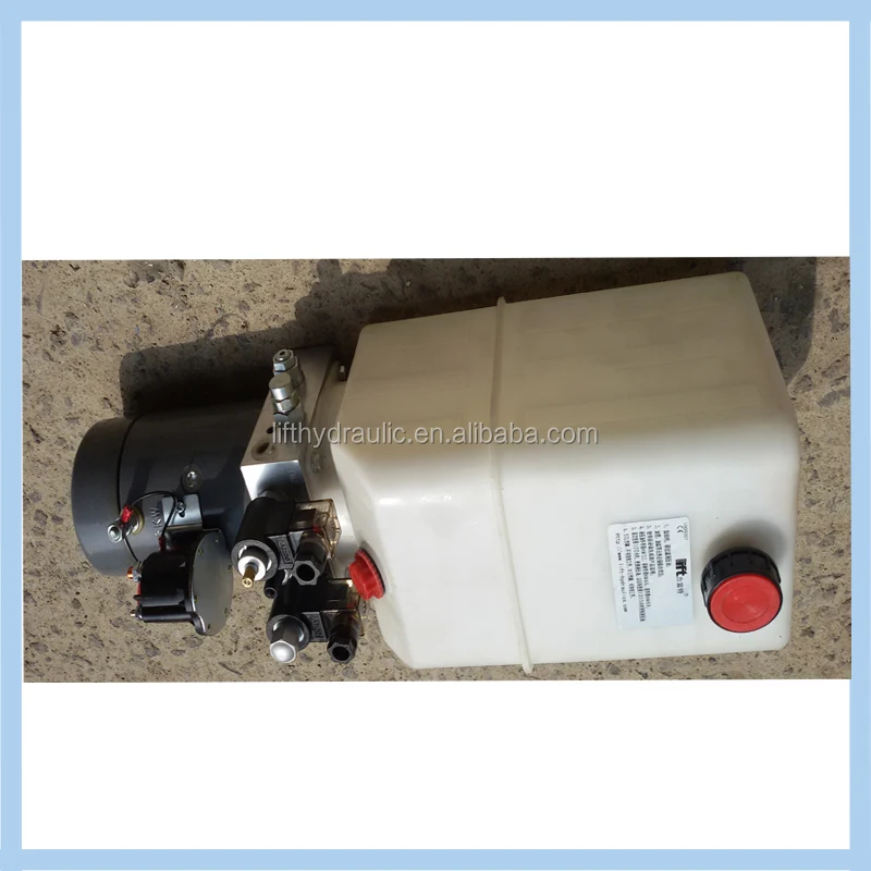 
dc 12v hydraulic power pack pump for tipper trailer 