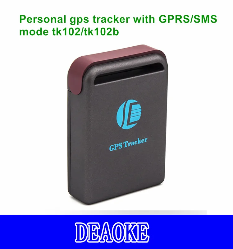 portable mini gps tracker tk102 tracking device with sos/geo-fence TK102B kids/adult tracker