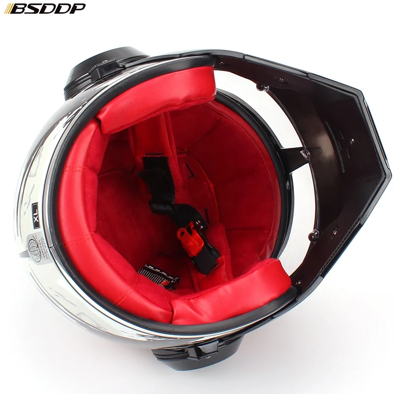 BSDDP Top ABS Moto biker Helmet Iron Man personality special fashion half open face motocross helmet matt black