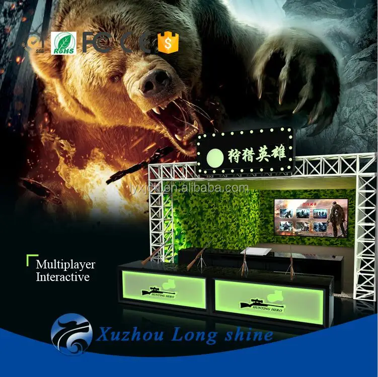 Amusement Game Machine Hunting Hero Virtual Reality VR Gun target Shooting Game Simulator