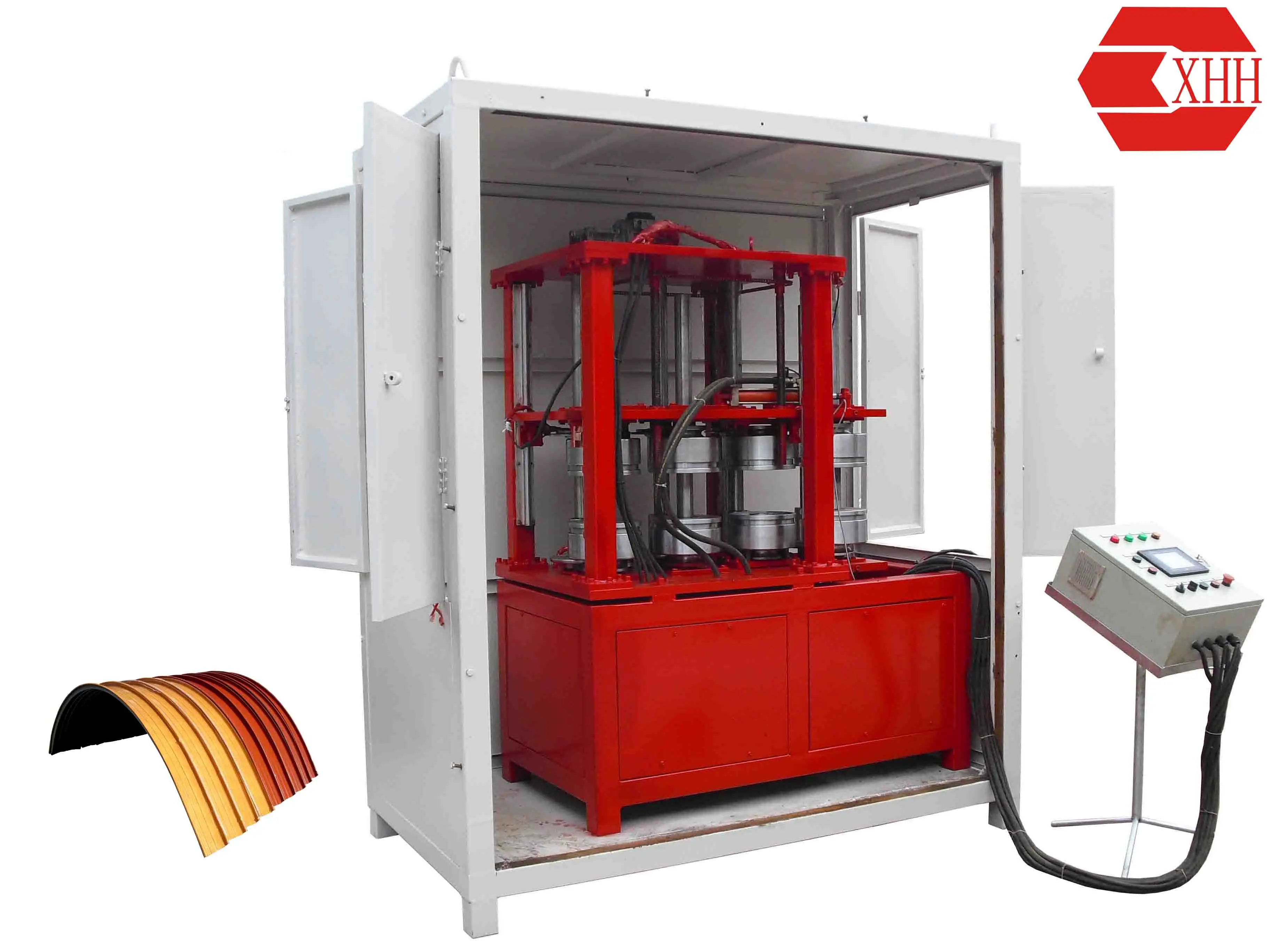 Automatic metal sheet curving /bending machine