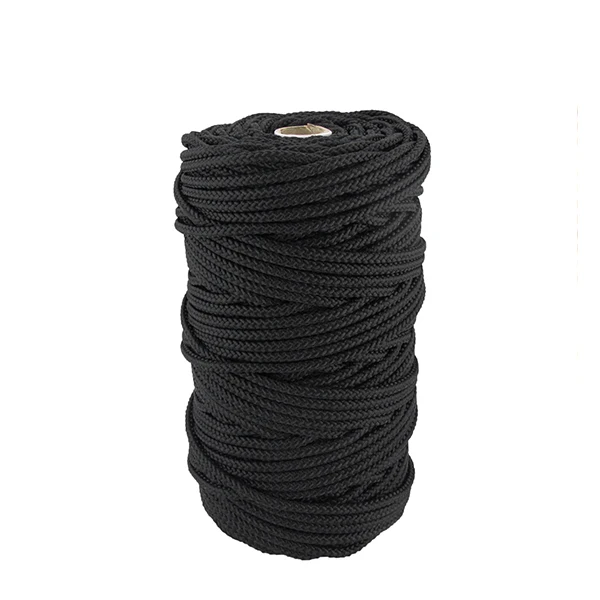 #18 3-strand twisted Black Nylon Twine