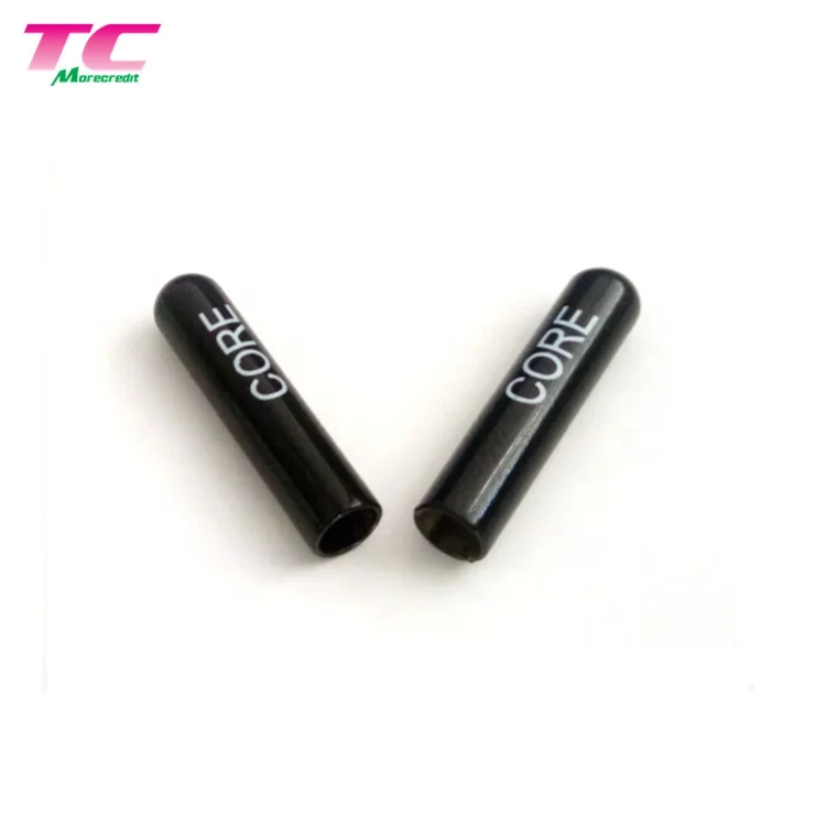 
Factory Price Black Metal Cord Shoes Accessories Custom Printed Shoelace Aglet For Wholesale 