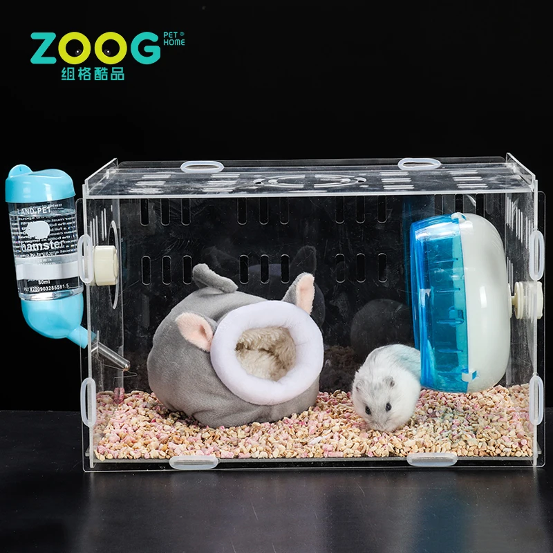 Lovely Soft Plush Small Animal Hedgehog Rabbit Chinchilla Guinea Pig Cat Hammock Bed Hamster Cage
