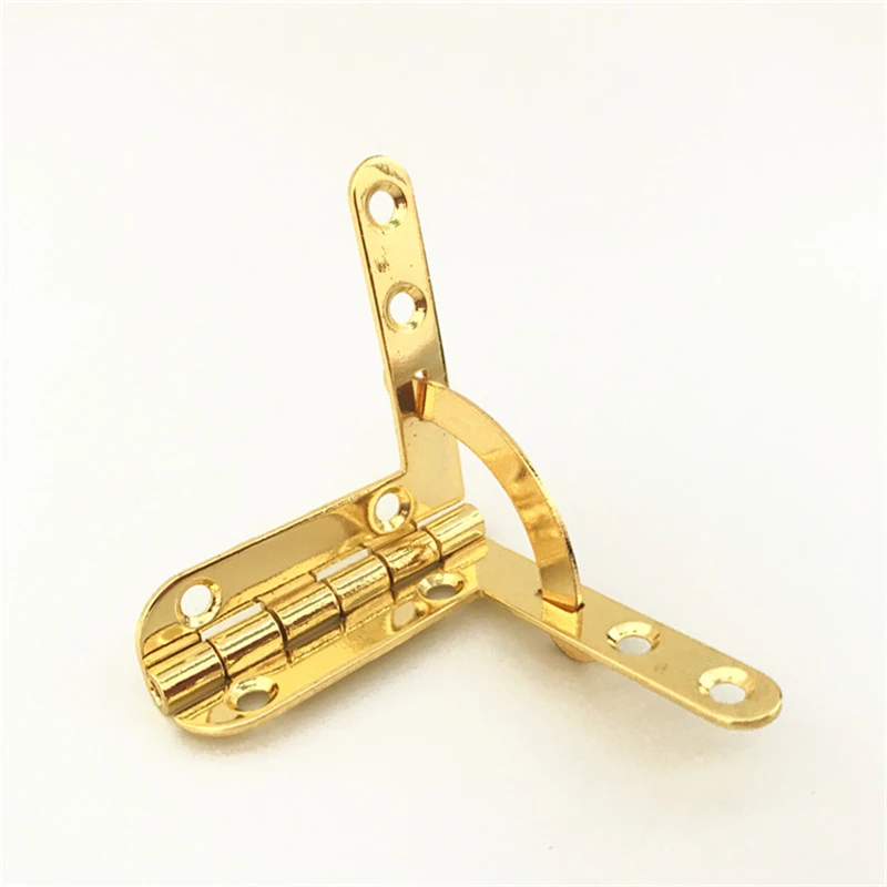 Top sale HG18017Golden Brass plated Jewelry Box quadrant Hinges