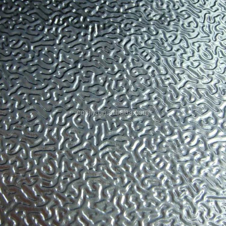 0.2mm to 3.0mm diamond / Stucco embossed aluminum sheet for roofing ,heat insulation