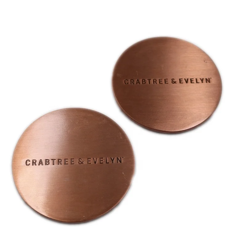 Wholesale low price custom logo round shaped coffee cup lid metal candle cover for decoration