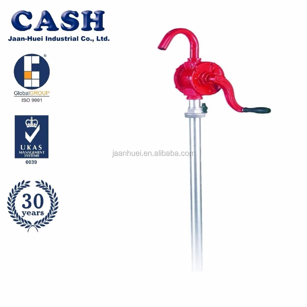 transfer pump kit with manual grease rotary hand oil pump