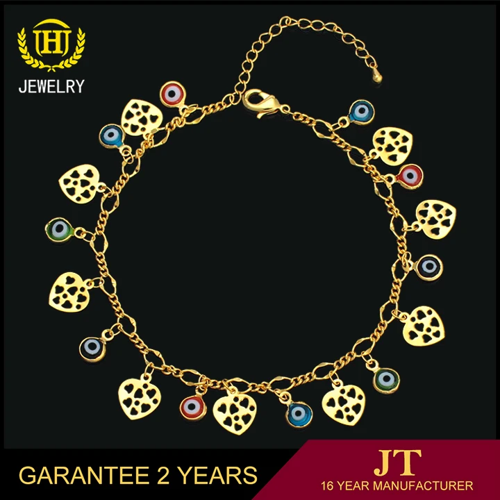 
Fashion Jewelry Gold Chain Bracelet Anklet Made In China 