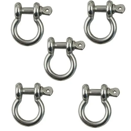 High tension grillete supplier 316 stainless steel european type large bow shackle