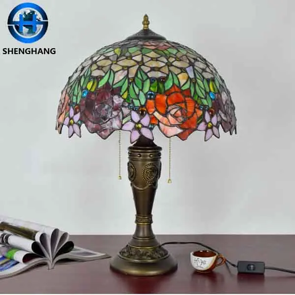 Morden style new decor tiffany table lamp 2020 new design custom-made lampshade