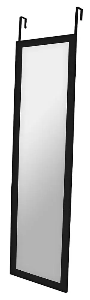 cheap easy plastic full length hanging over the door mirror 36x120cm