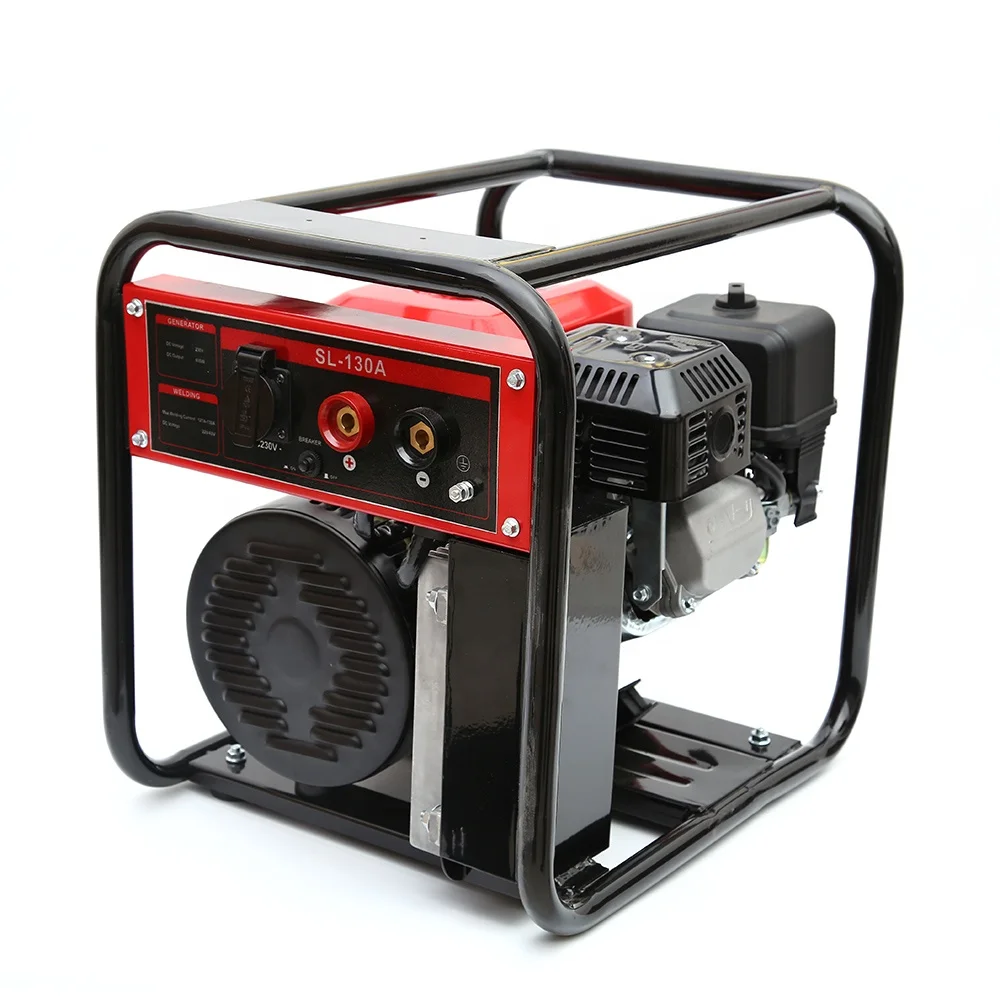 SLONG 130A POWERED BY  GASOLINE ENGINE DC600W WELDING MACHINE GENERATOR