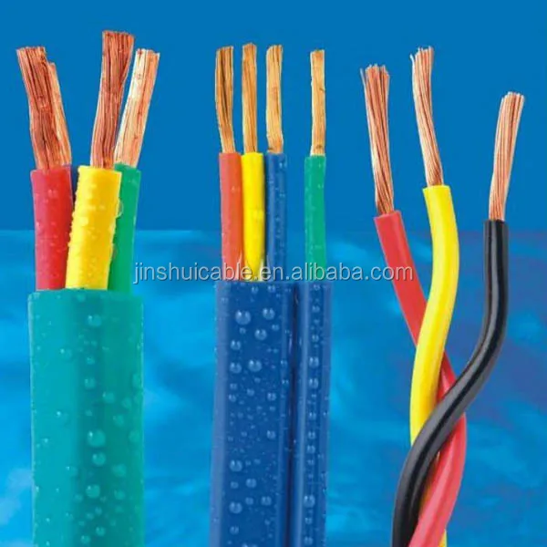 LV 3 Core Rubber Insulation Submersible Flat Cable