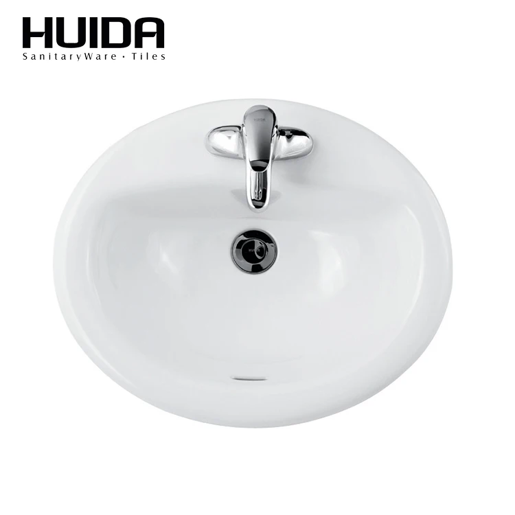 HUIDA easy clean wallhung commercial bathroom cabinet philippines face hair hand basin 500 mm