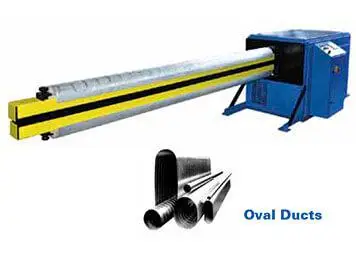 Автоматическая машина для формовки овальных труб HAVC Tube CNC производства воздушных