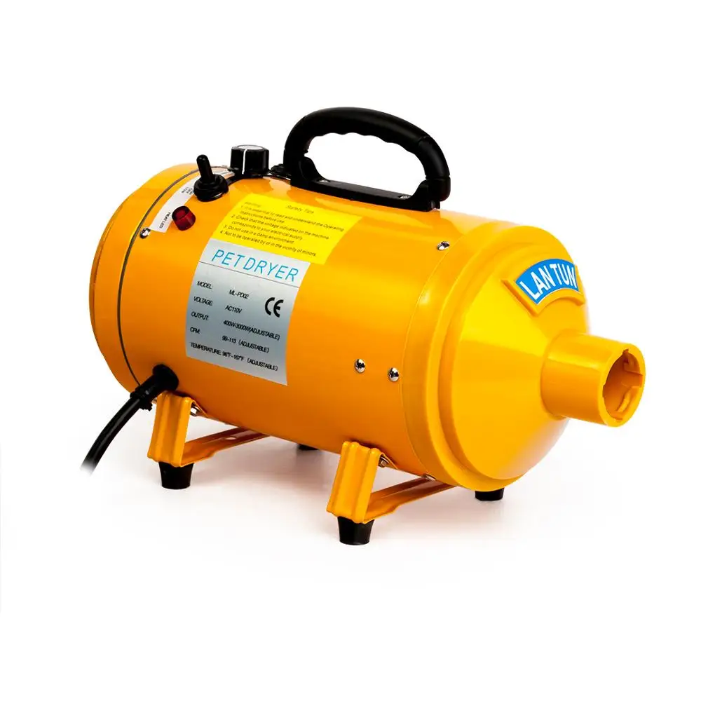 Lantun pet products hot selling the largest noise 78bd Pet dryer dog hair blower