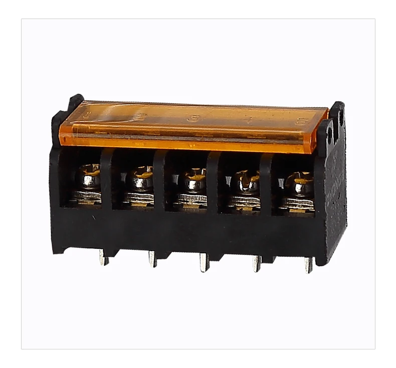 HQ9500GS-9.5 China Suppliers Barrier Block 30A Electric Strip Terminal Block Connector Barrier With Cover