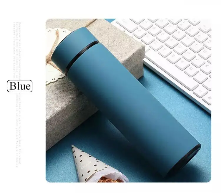 hot sale custom stainless steel straight flask double wall vacuum bottle large capacity sport water bottle tea tumbler