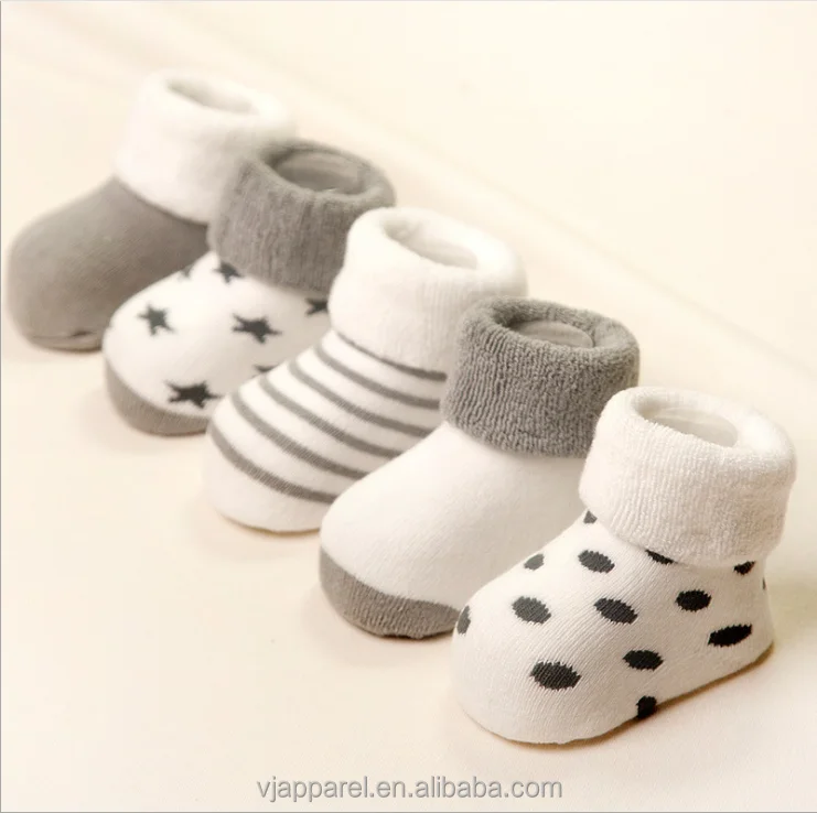 Kids Unisex Baby Toddler Soft Socks Assorted Non Skid Baby Socks