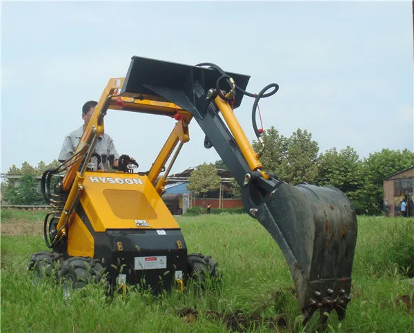 Hysoon HY380 mini digger with 4 in 1 bucket popular in Australia