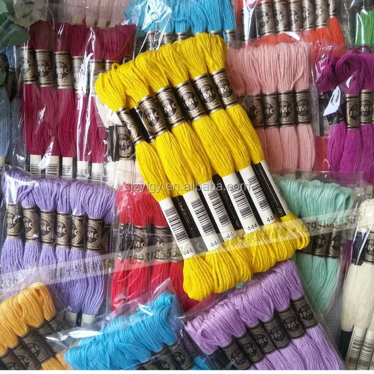 pure cotton cross embroider line 12piece/bag Cross Stitch threads pure cotton cross embroider line