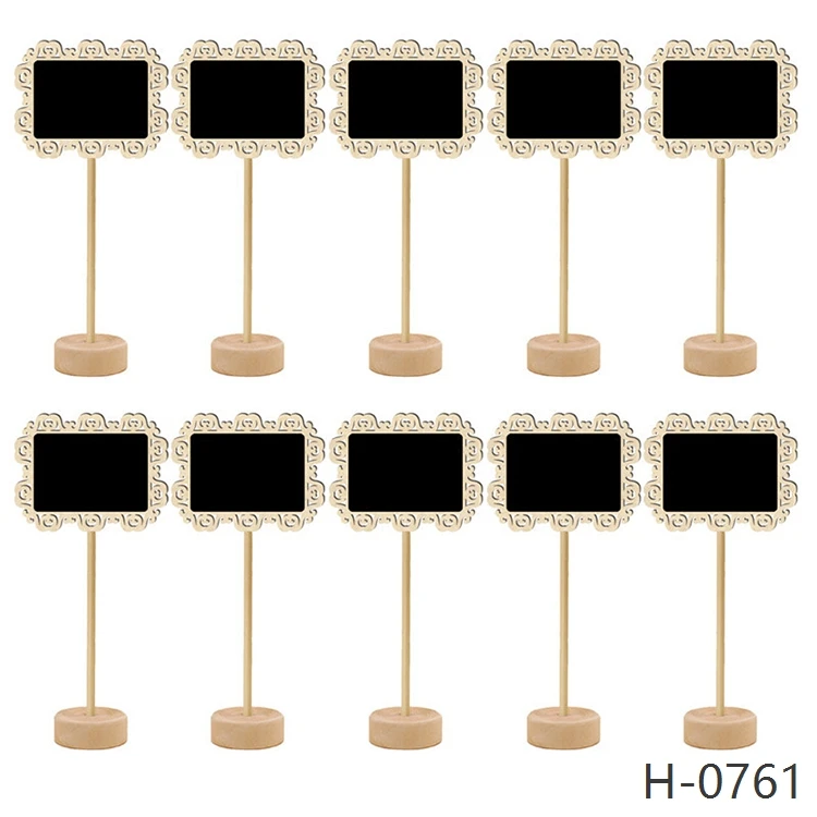 Rustic Wood Table Numbers Holder Wood Place Card Holder Party Wedding Table Name Card Holder Memo Note Card